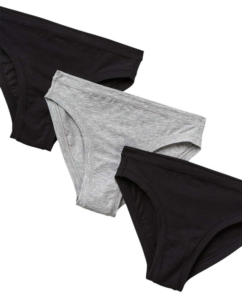 Benetton Set 3 Slip Vita Bassa Cotone Organico Donna