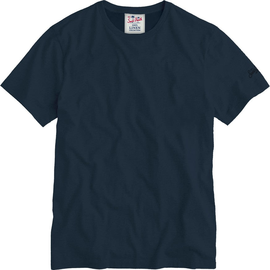 MC2 Saint Barth Ecstasea t-shirt uomo navy lino