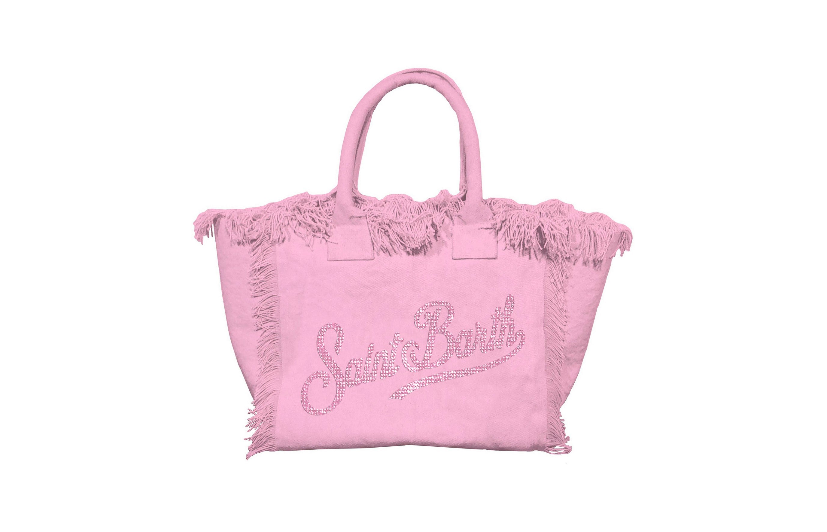 MC2 Saint Barth Vanity Mini Borsa Rosa Strass