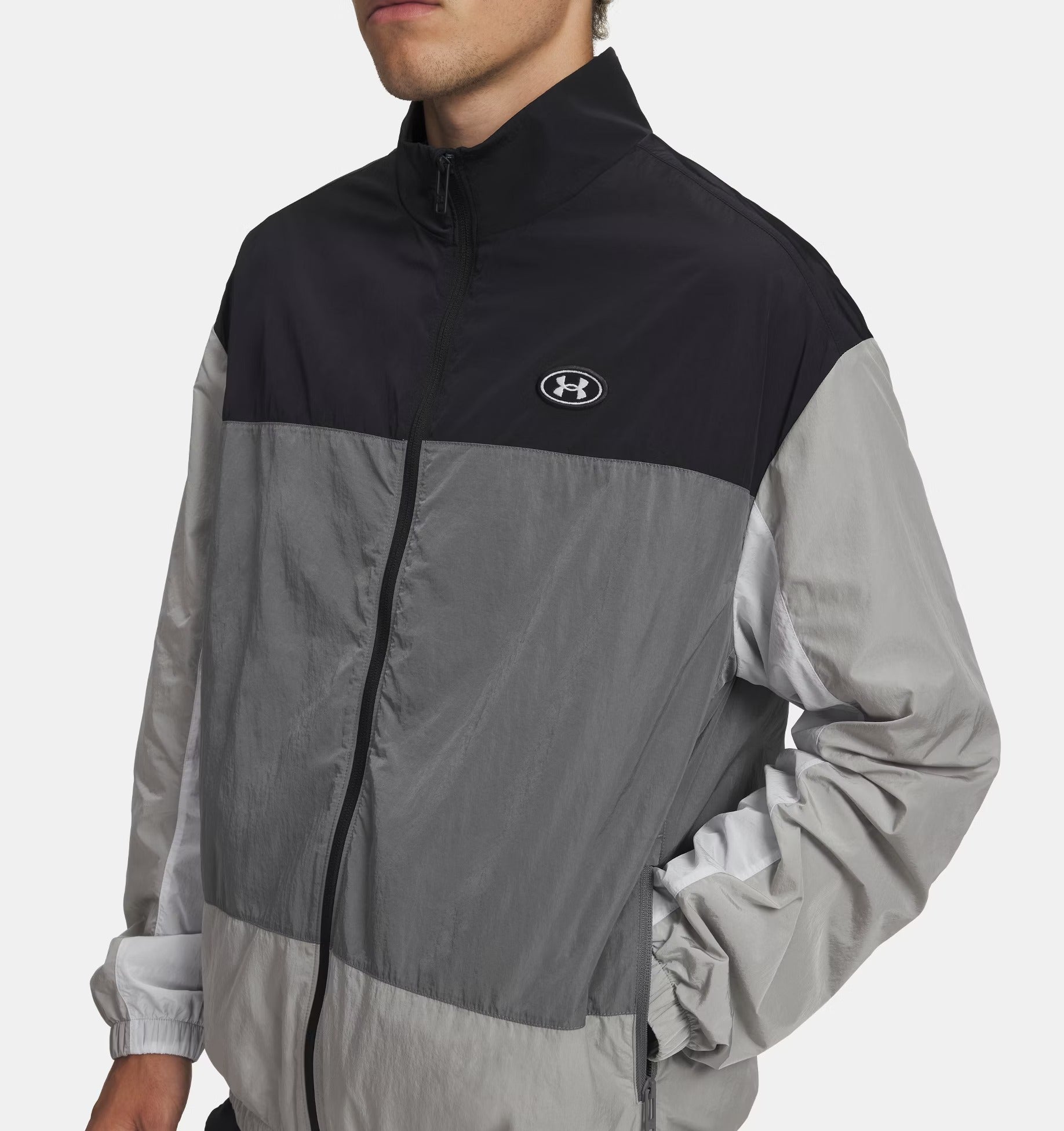 Under Armour Icon Woven Track giacca uomo nero nylon