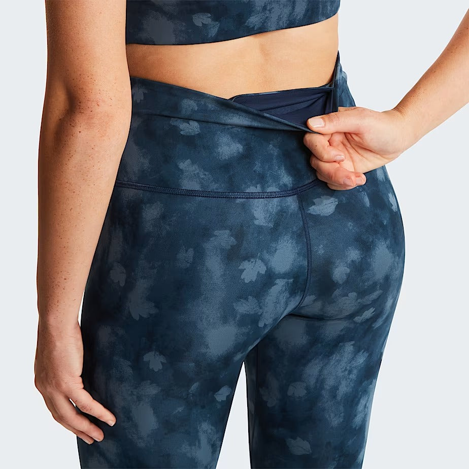 The North Face Flex Graphic NF0A8BQS Leggings Donna Blu Navy Print