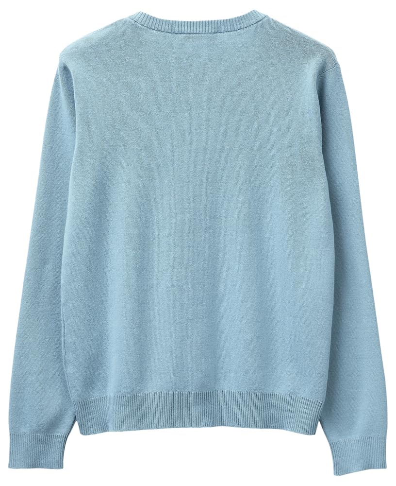 Benetton Maglieria 1C19D502P Cardigan Coreana Blu