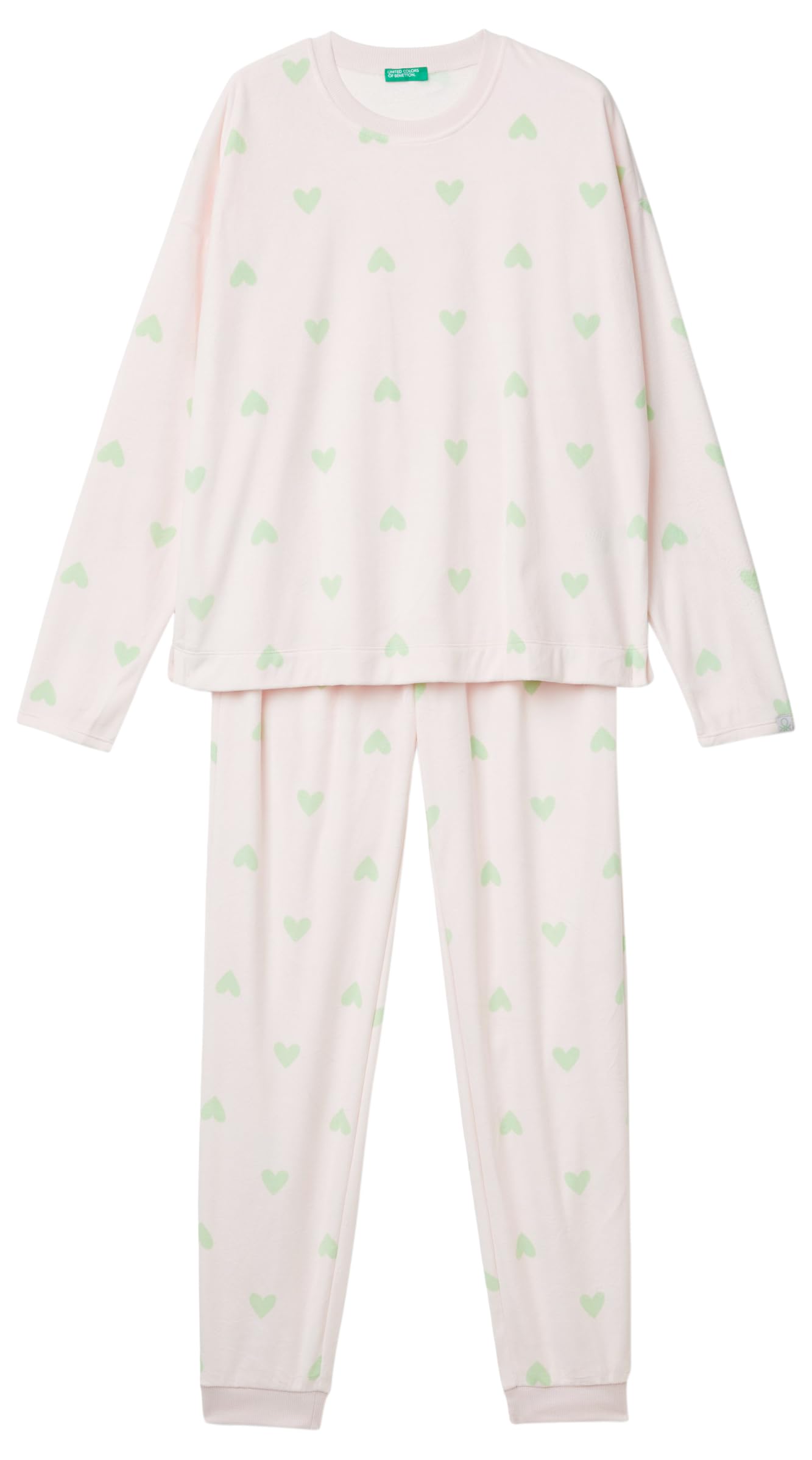 Benetton 360T3P030 Set Pigiama Donna L Ciniglia