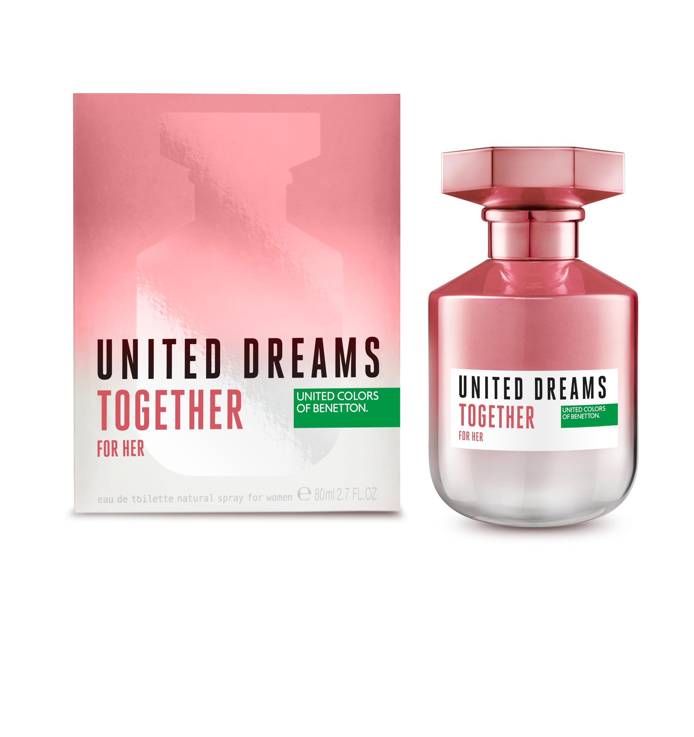 Benetton United Dreams Together Eau de Toilette Donna 80 ml
