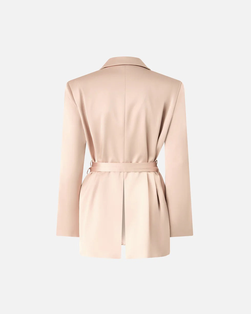 PINKO Rapa 106589 A1Y5 giacca donna rosa beige