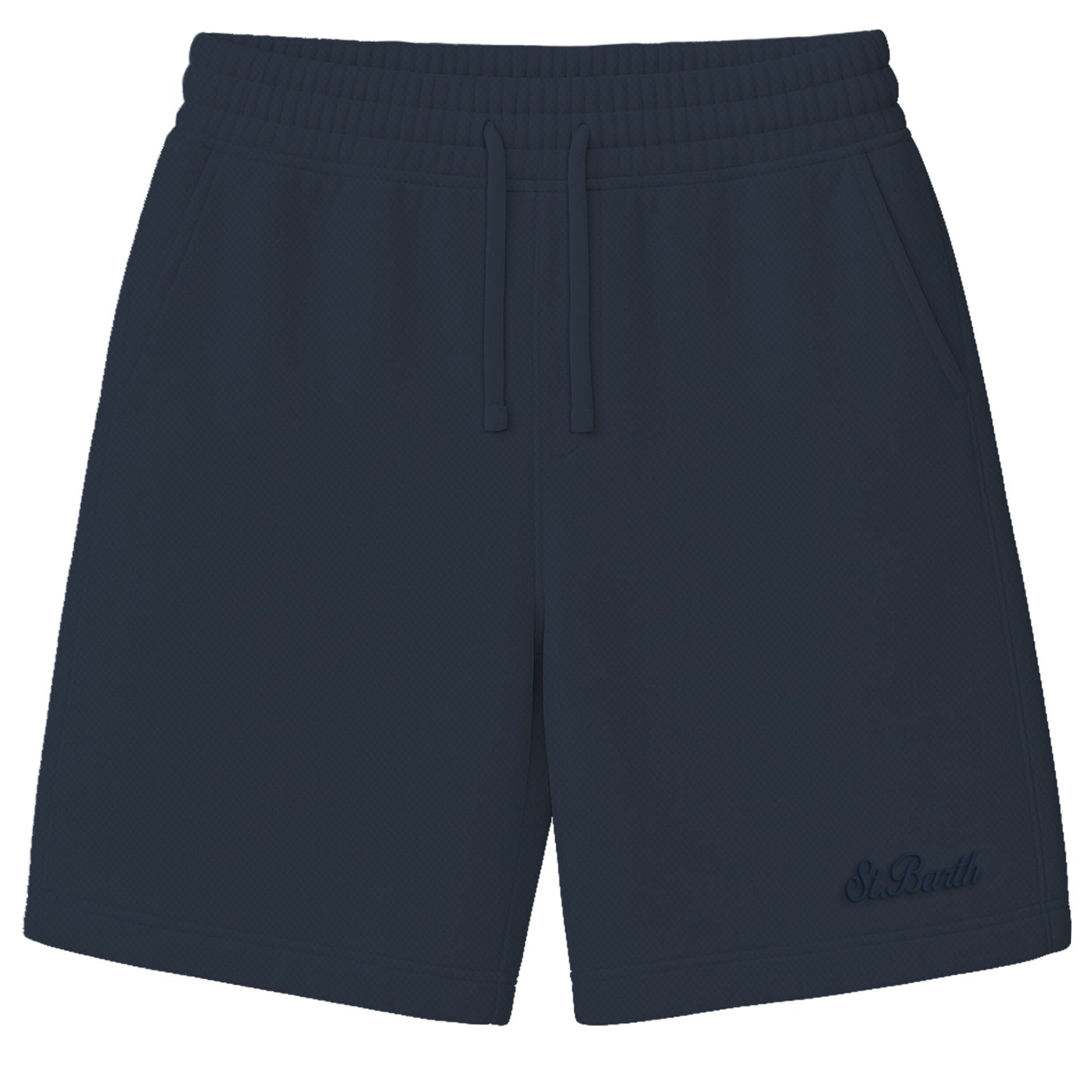 MC2 Saint Barth Brayden Jr 00211L shorts bambino navy cotone