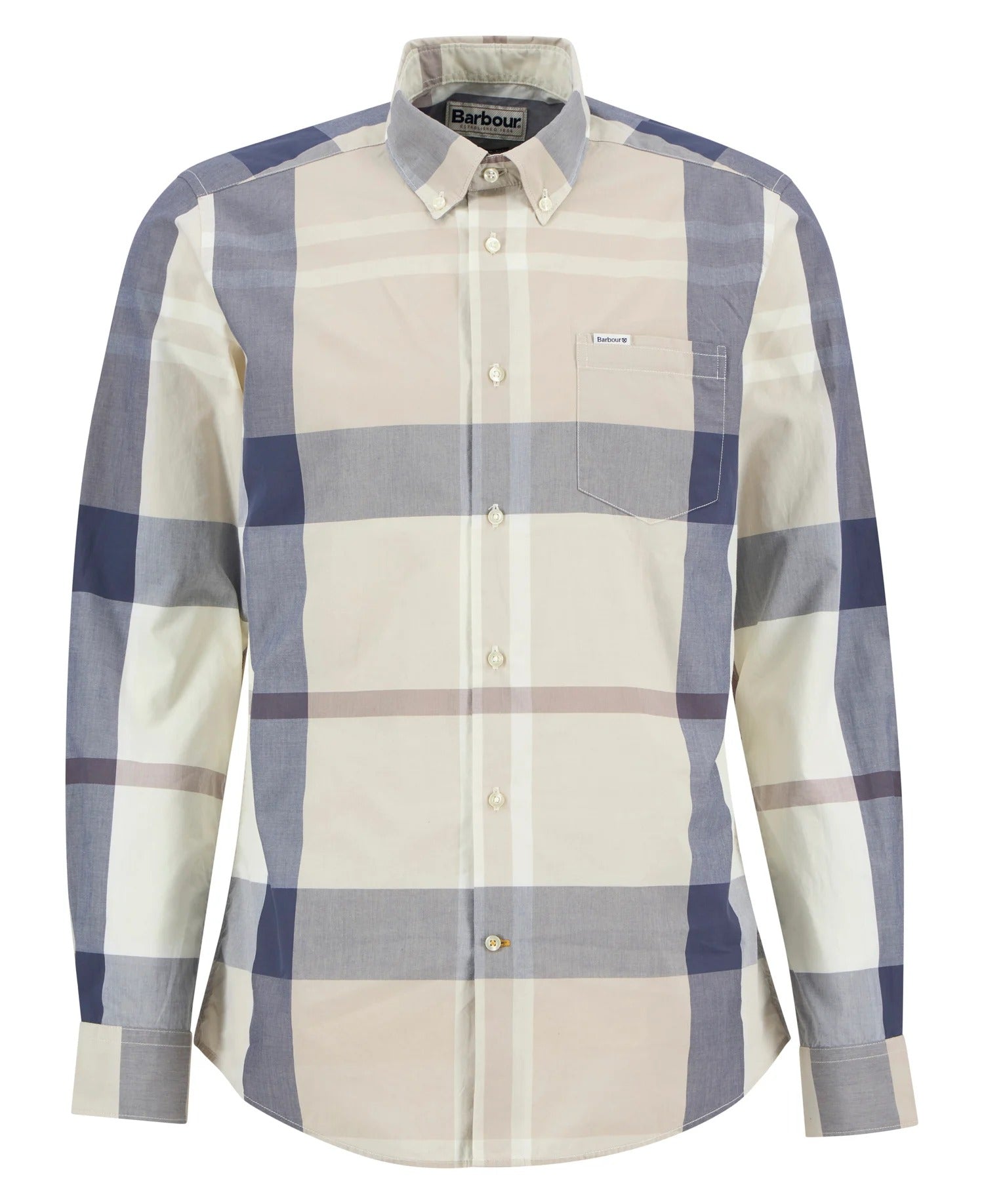 Barbour MSH5071 Camicia Harris Oban Mist Tartan Uomo
