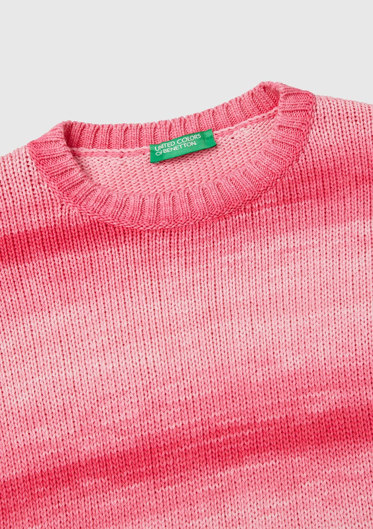 Benetton Maglieria Maglione Donna Girocollo Boxy Sfumato