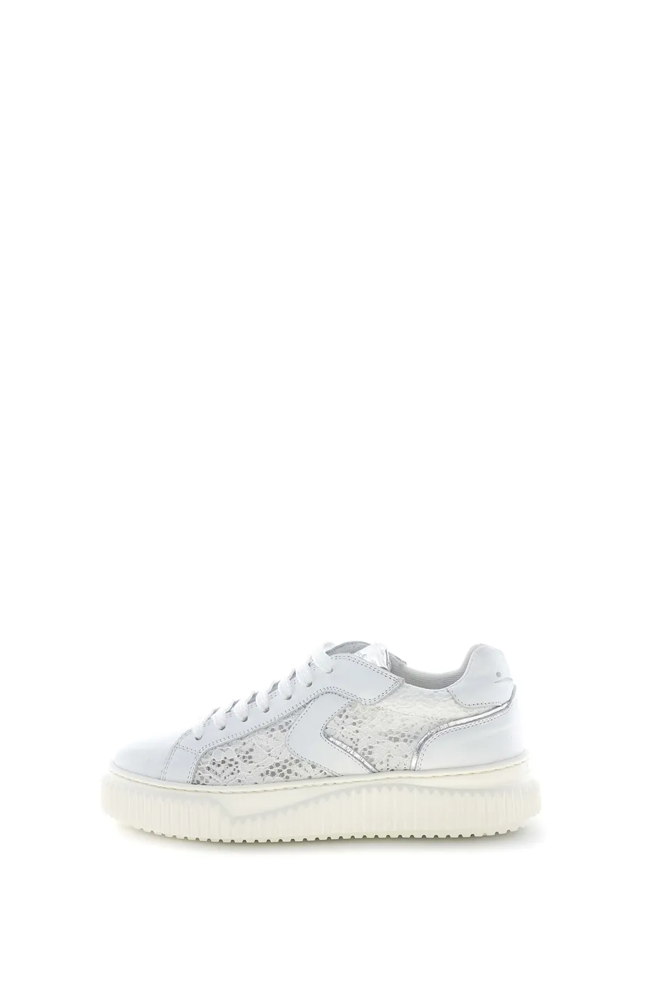 Voile Blanche Lipari Mesh sneakers bianco argento donna