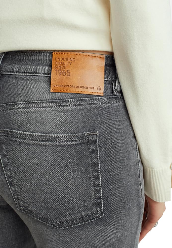 Benetton Pantaloni e Jeans Bootleg Donna 5 Tasche Stretch