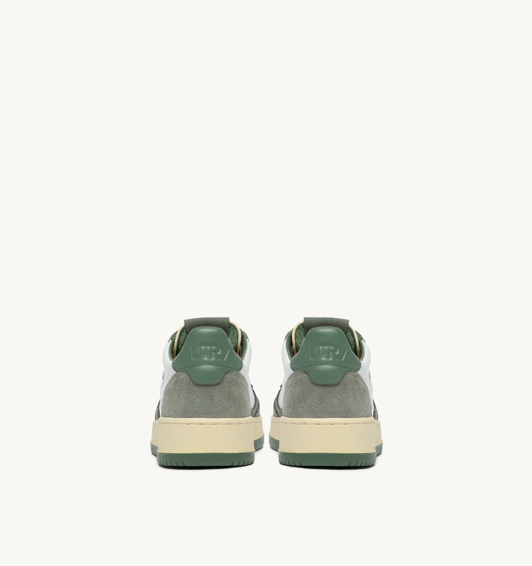 Autry Medalist Low AULM-BW02 Sneakers Uomo Bianco Verde Militare