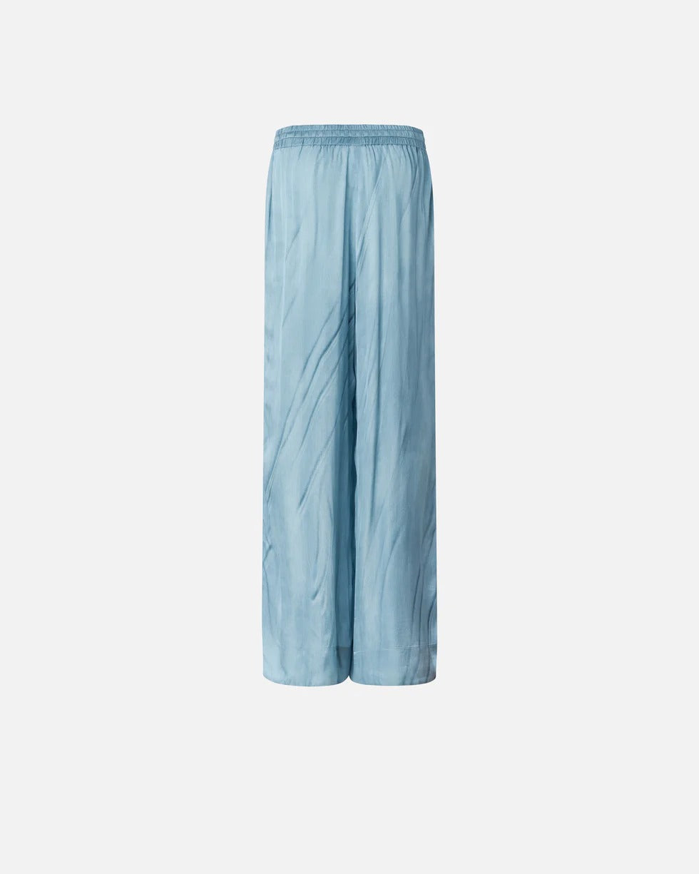Pinko Rikky 106210 A374 pantalone donna blu viscosa