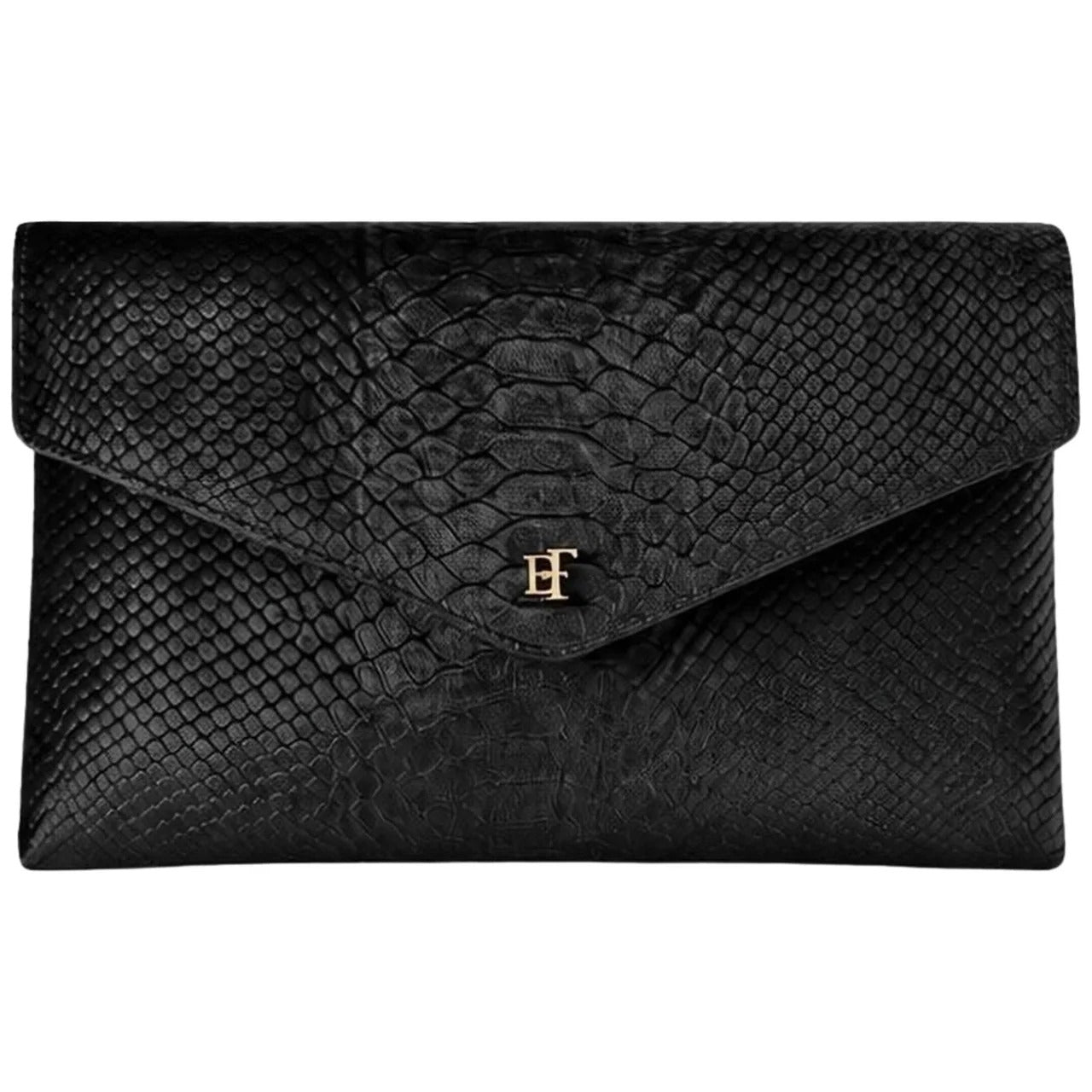Elisabetta Franchi BS27A67E2 Borsa Tracolla Nero Velluto Cocco
