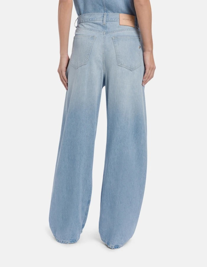 Dondup Alek DP854 DF0266D jeans donna Blu loose