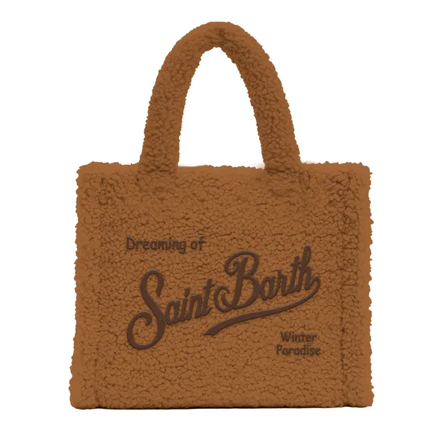 MC2 Saint Barth Vanity Mini Borsa Teddy Marrone