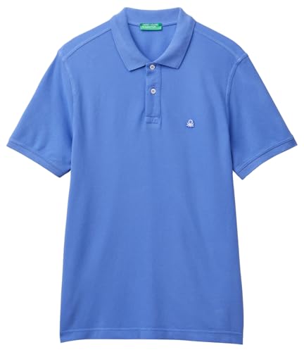Benetton Polo Piquet Regular Logo Uomo Manica Corta