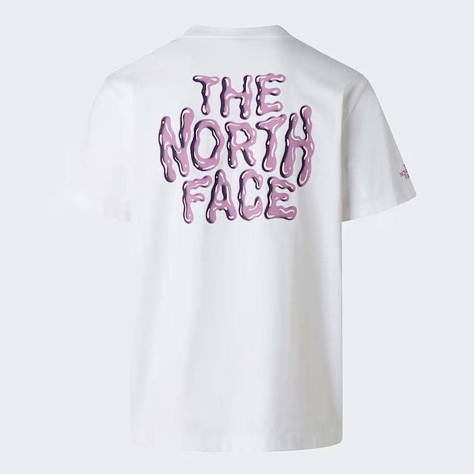 The North Face Drip Logo NF0A8GAB T-Shirt Uomo Bianca
