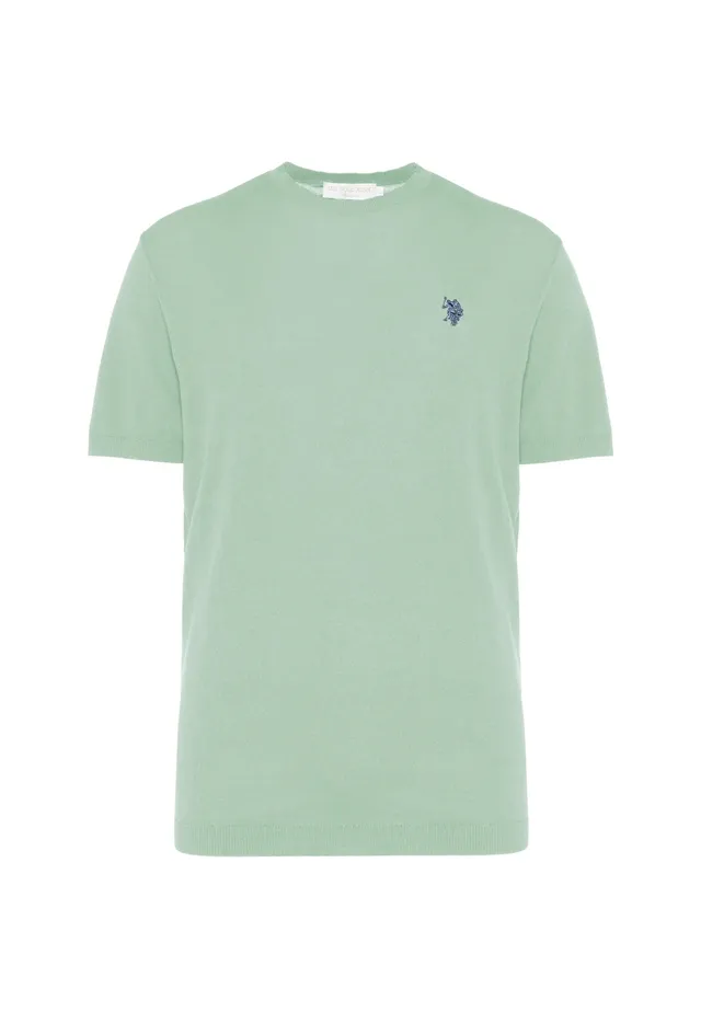 U.S. Polo ASSN. IKE US43173010 maglia uomo verde menta cotone