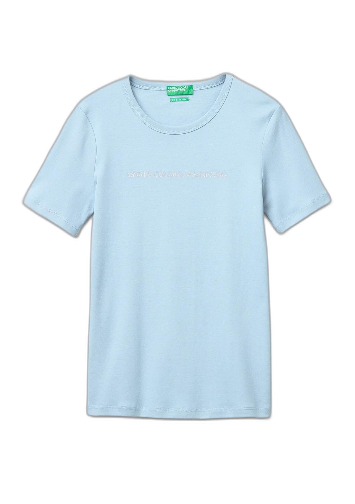 Benetton T-shirt e Polo 3ga8e16a2 T-Shirt Donna Rosa XXS casual
