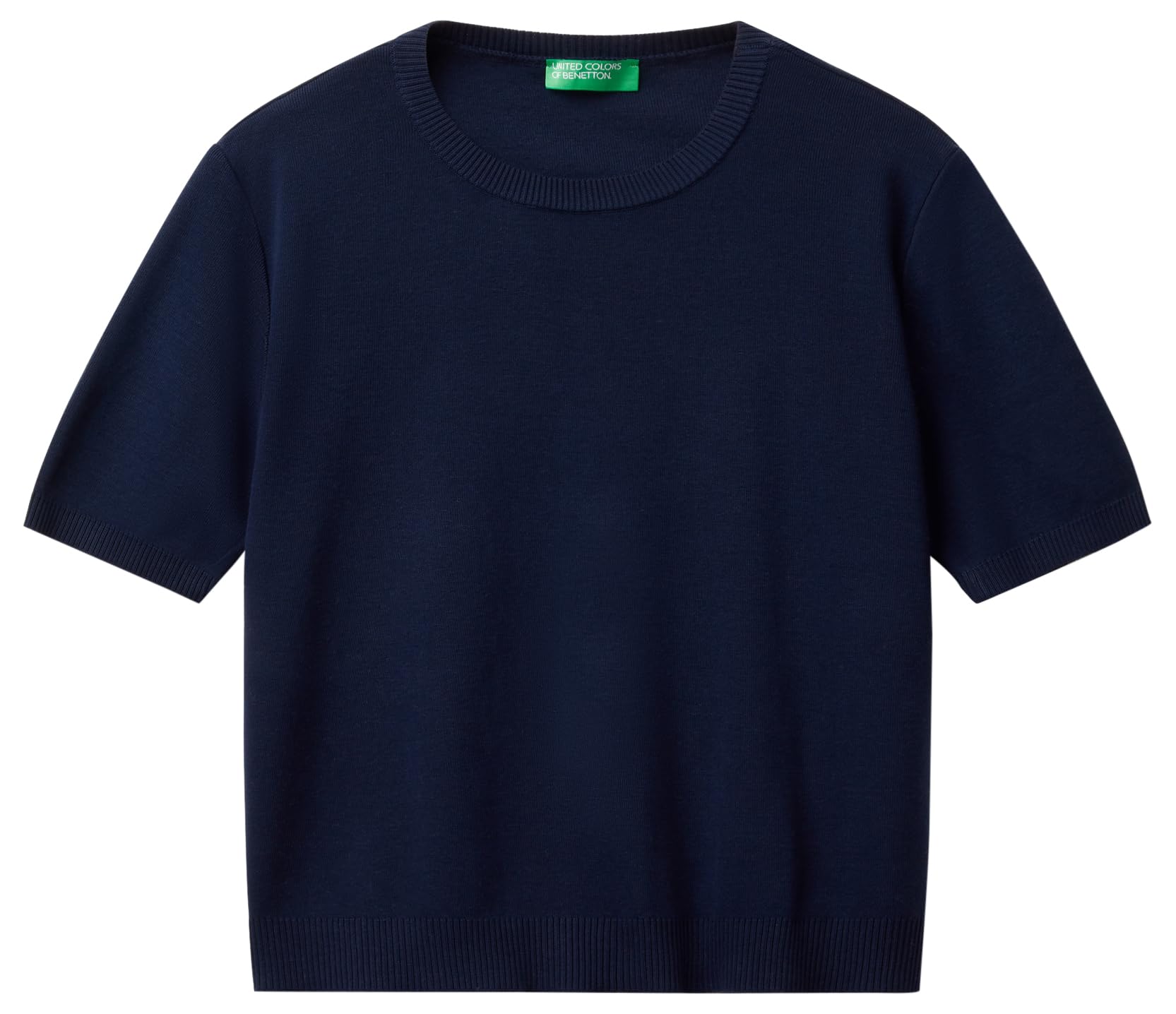 Benetton Maglia 1091d10d5 Maglione Donna Manica Corta