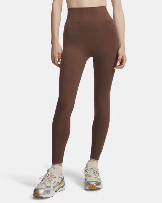 Under Armour 77-6010166 leggings donna Brown seamless