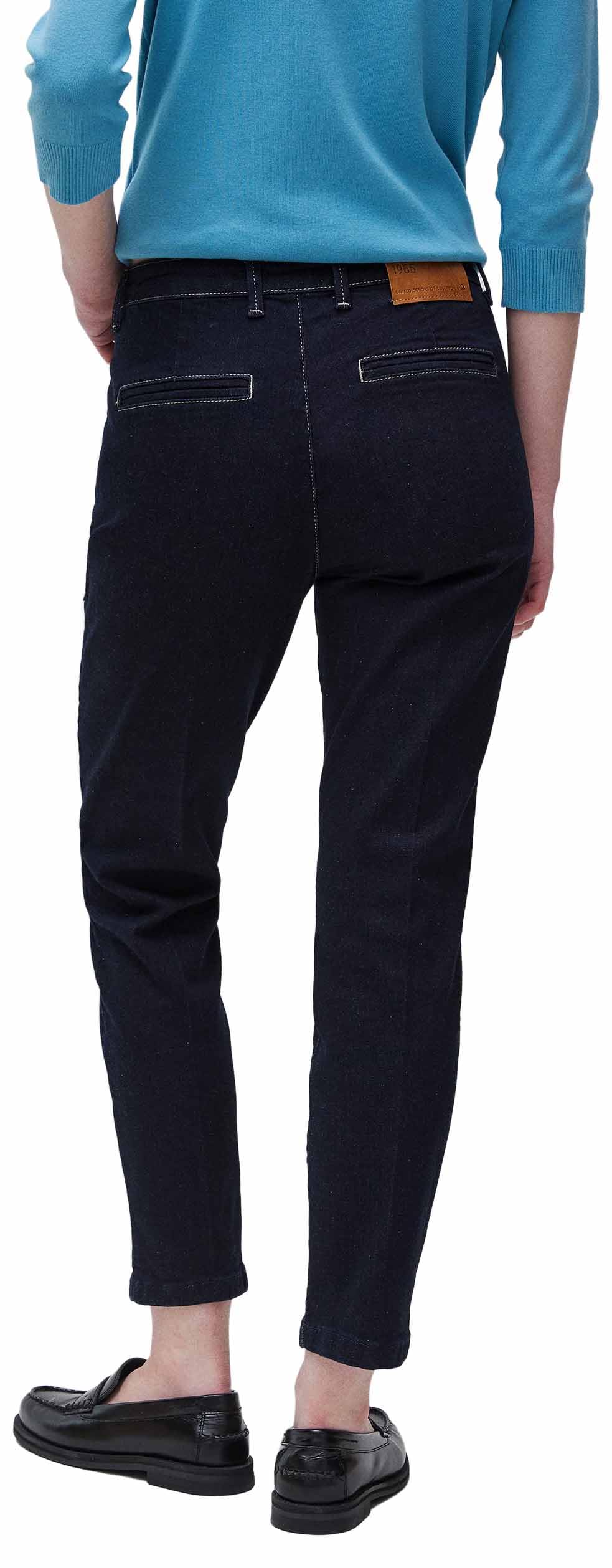 Benetton Pantaloni e Jeans 4LCBDF0B8 Chino Donna 36 Slim