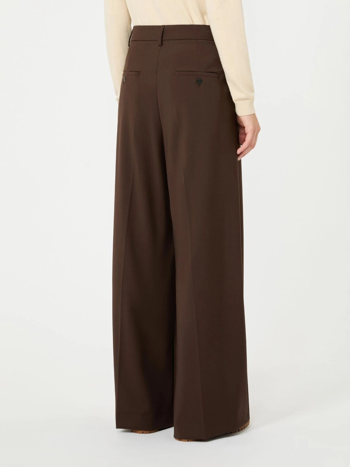 Weekend Max Mara Adelfi WKDADELFI013 pantaloni castagna lana