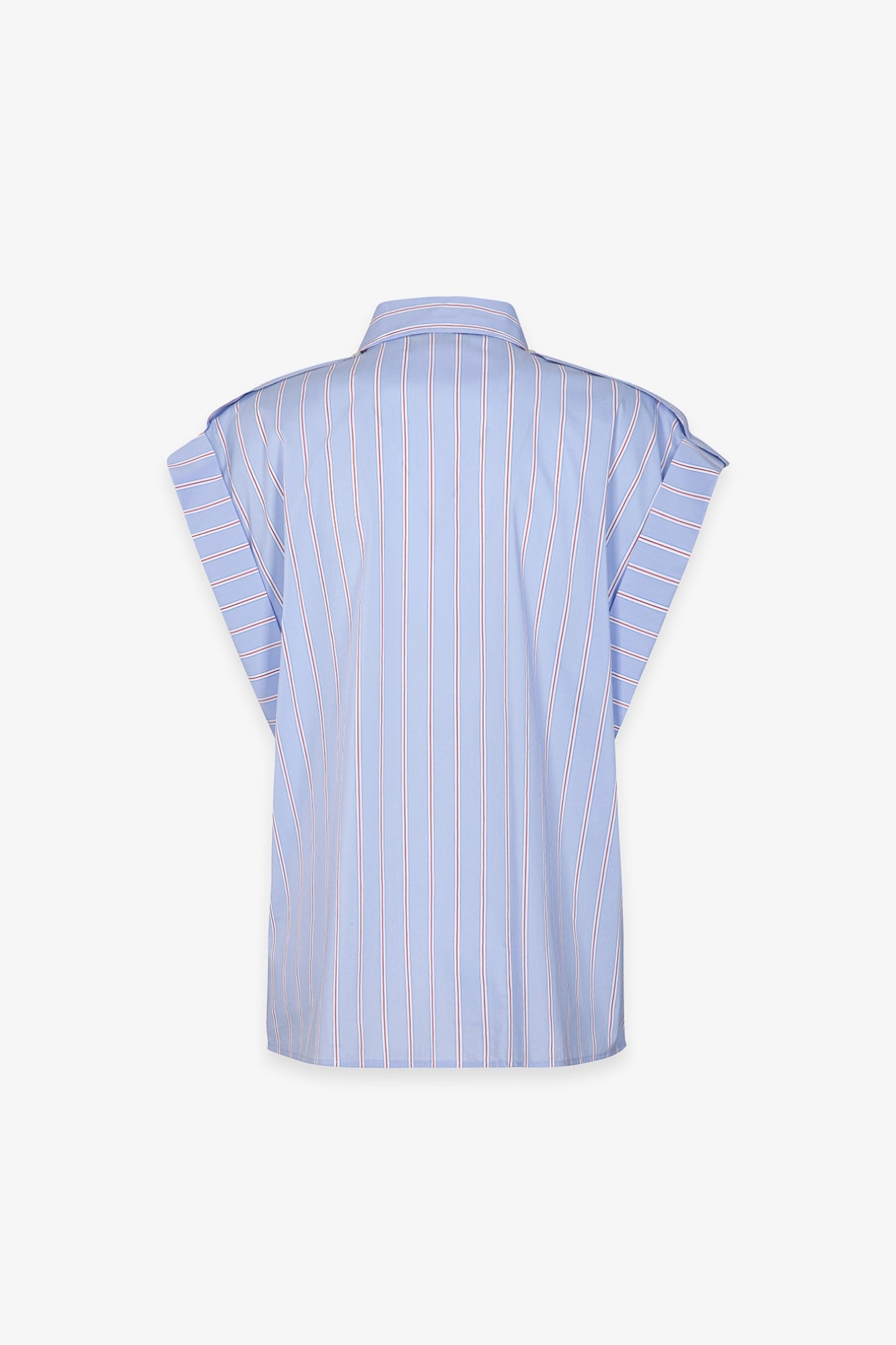 Gaelle Paris GAABW09847 camicia righe Azzurro maniche kimono