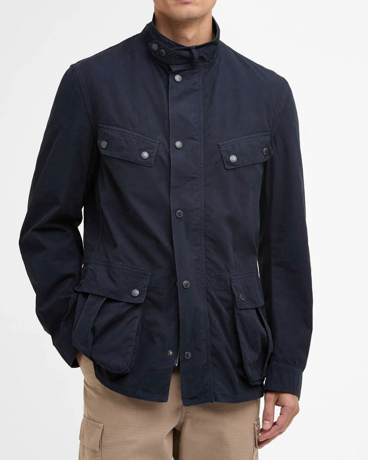 Barbour International Duke MCA1100 giacca uomo navy cotone
