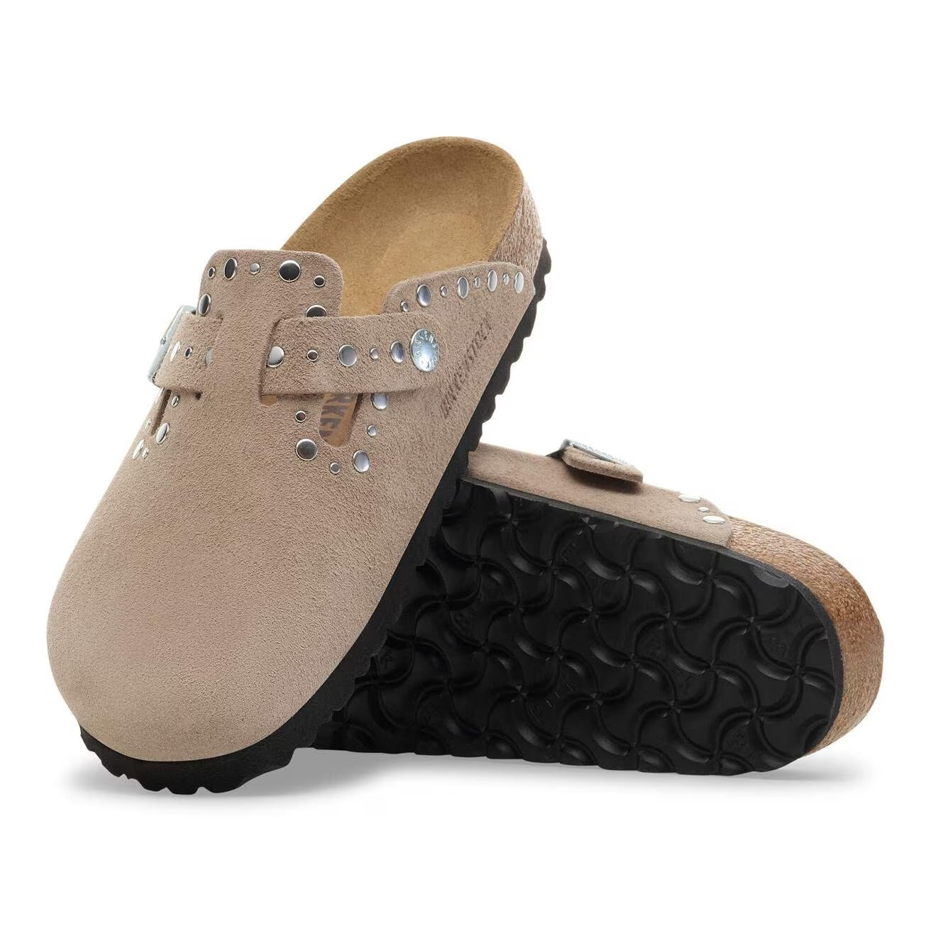 Birkenstock Boston Rivet Ciabatta Donna Taupe 1030418