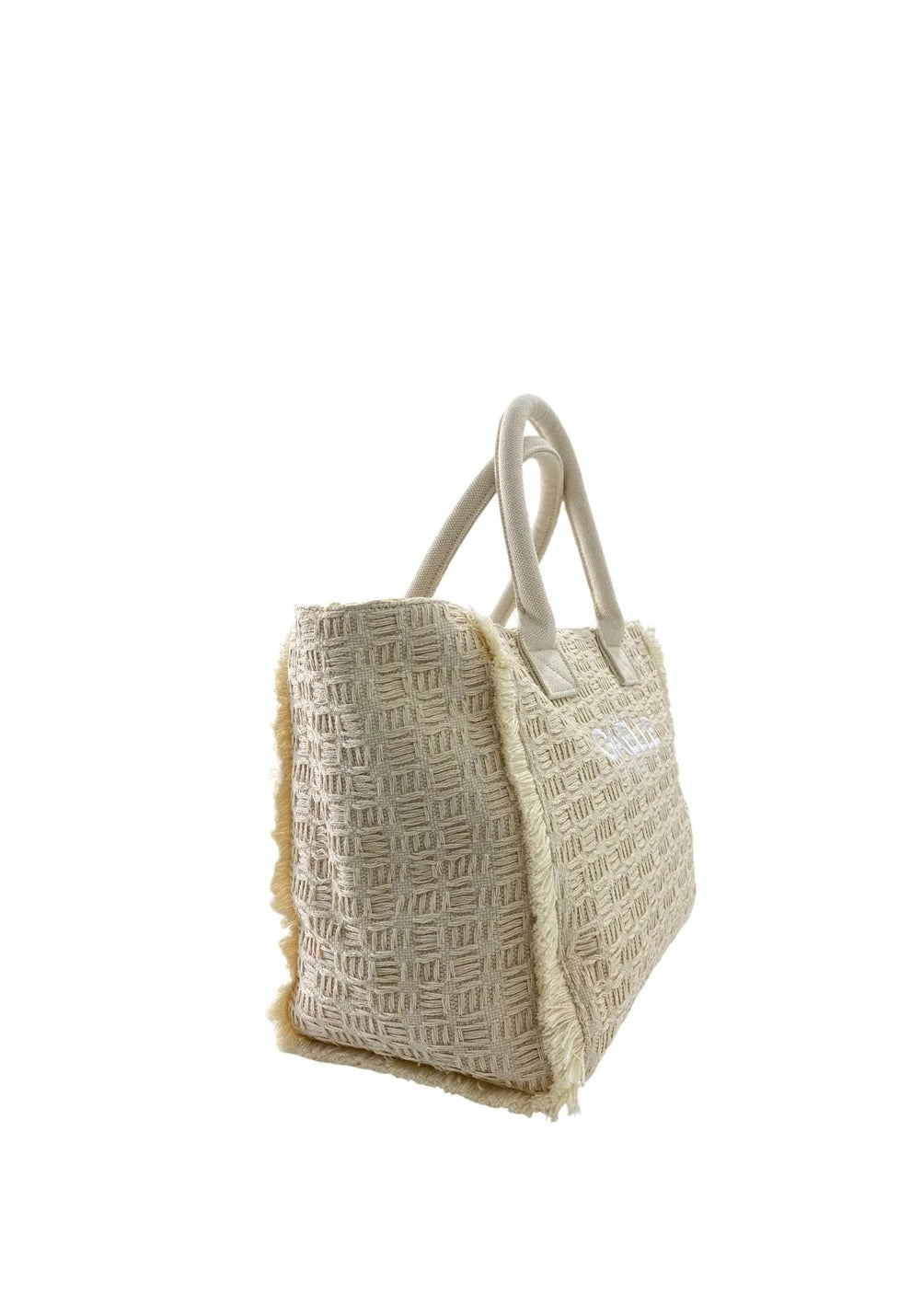 Gaelle Paris GAACW03178 Maxi Shopper Beige Logo Cotone