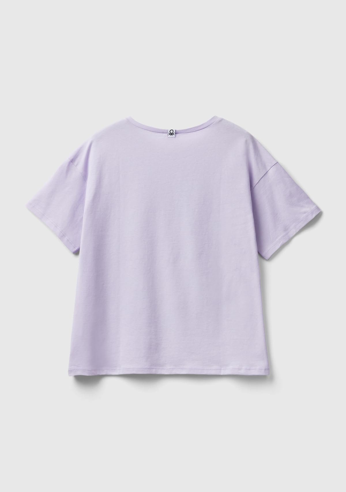 Benetton Pigiama Donna T-Shirt S Malva 26g Logo