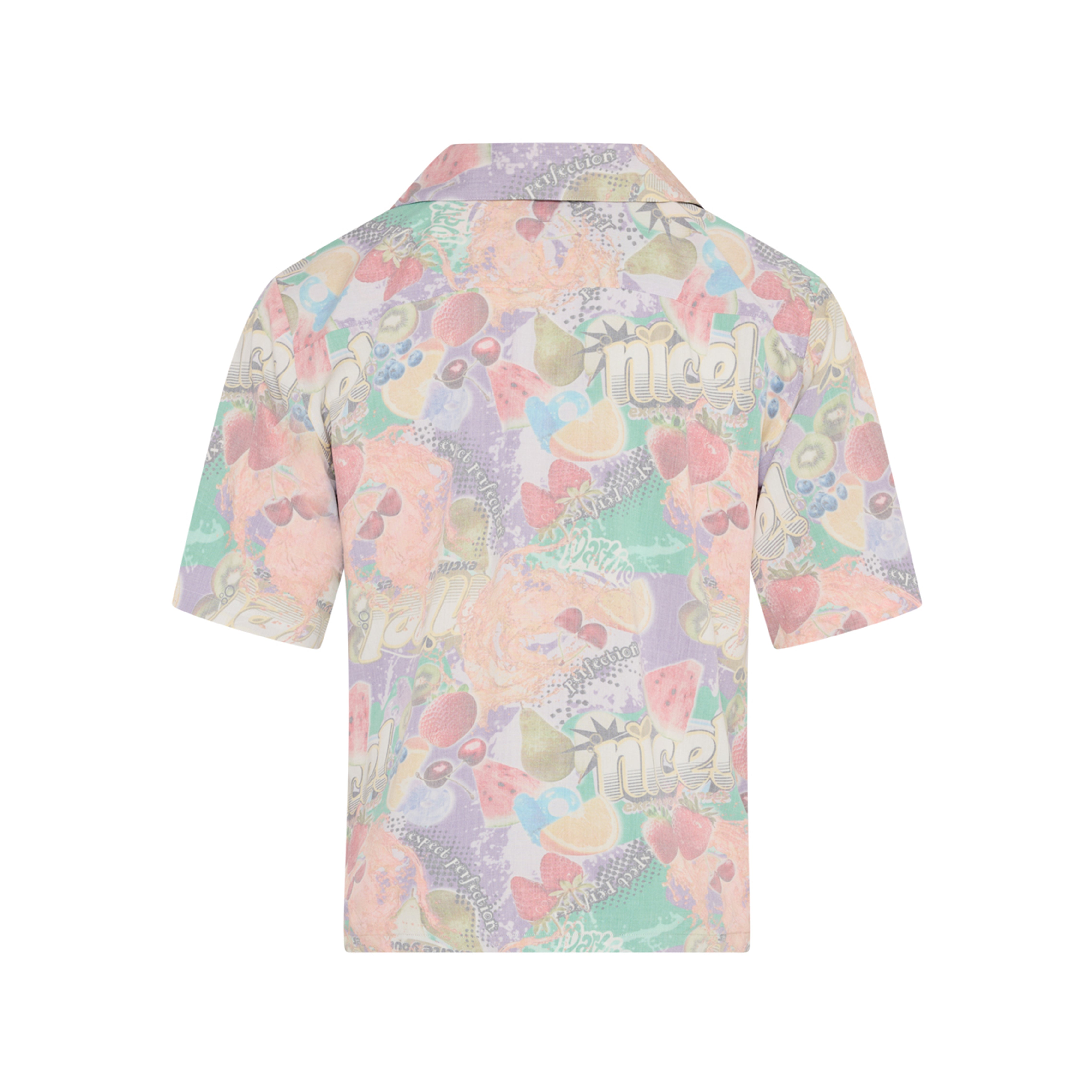 Martine Rose Boxy S/S Shirt camicia multicolor viscosa