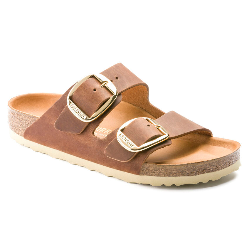 Birkenstock 1011073 Arizona Big Buckle Ciabatta Cognac Pelle