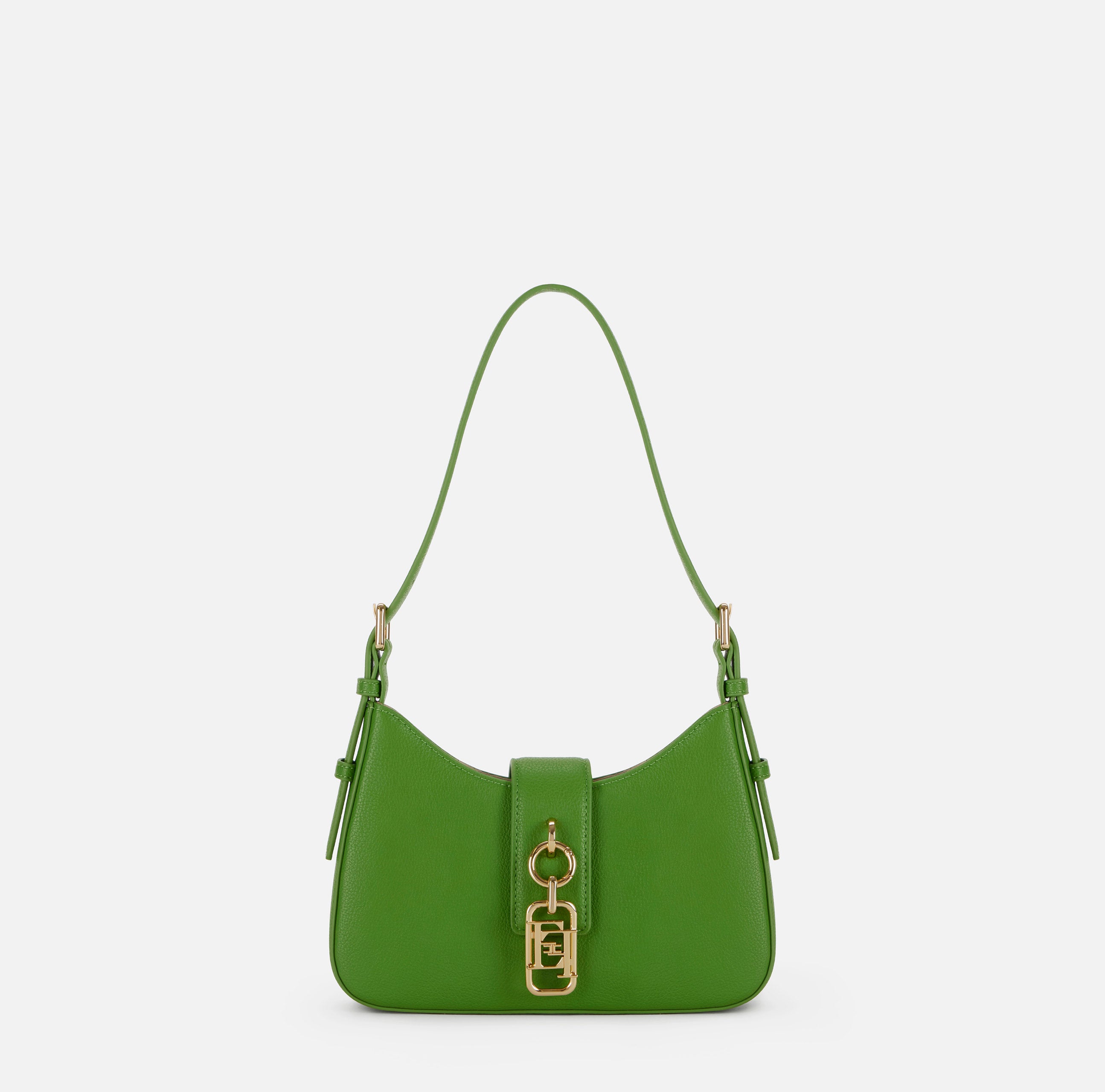Elisabetta Franchi BS24A62E Borsa Hobo Aloe Ecopelle