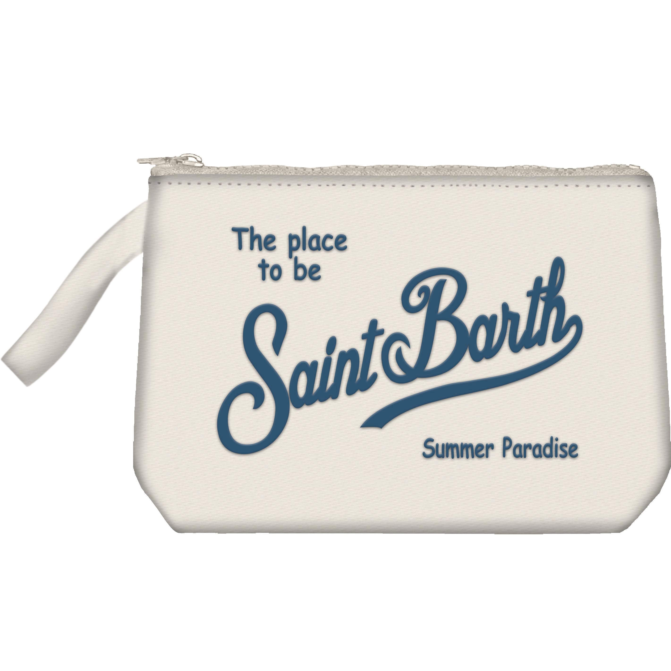 MC2 Saint Barth Aline Nylon L 07547L pochette bianco navy