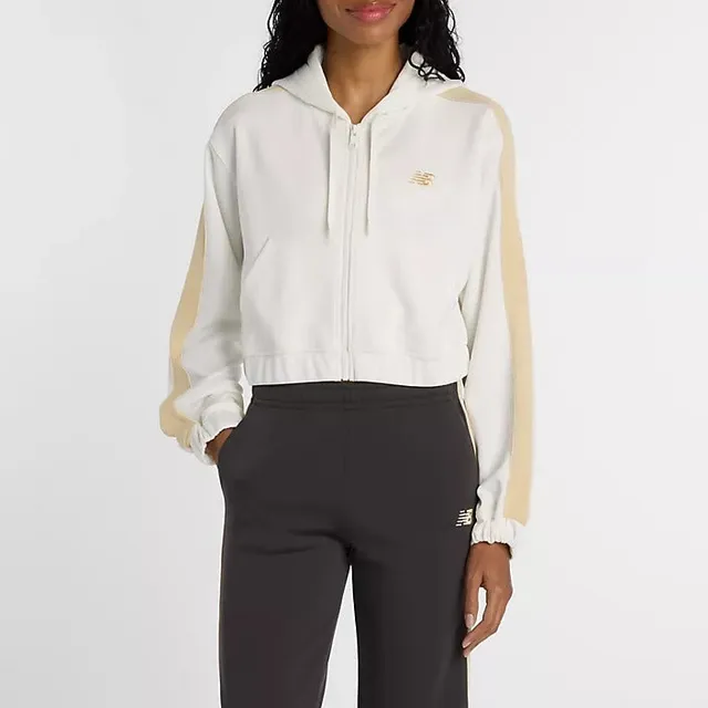 New Balance WJ61B759 felpa donna sea salt full zip