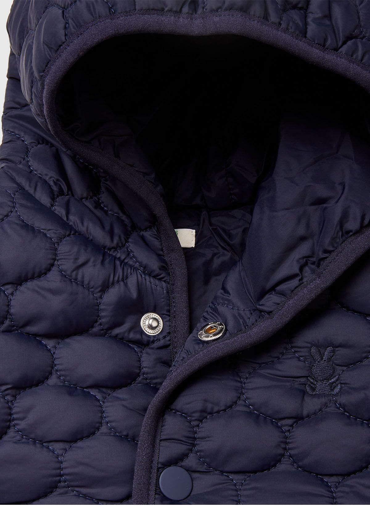 Benetton Giacca Husky Unisex 74 Bimbo Ricamo Coniglietto