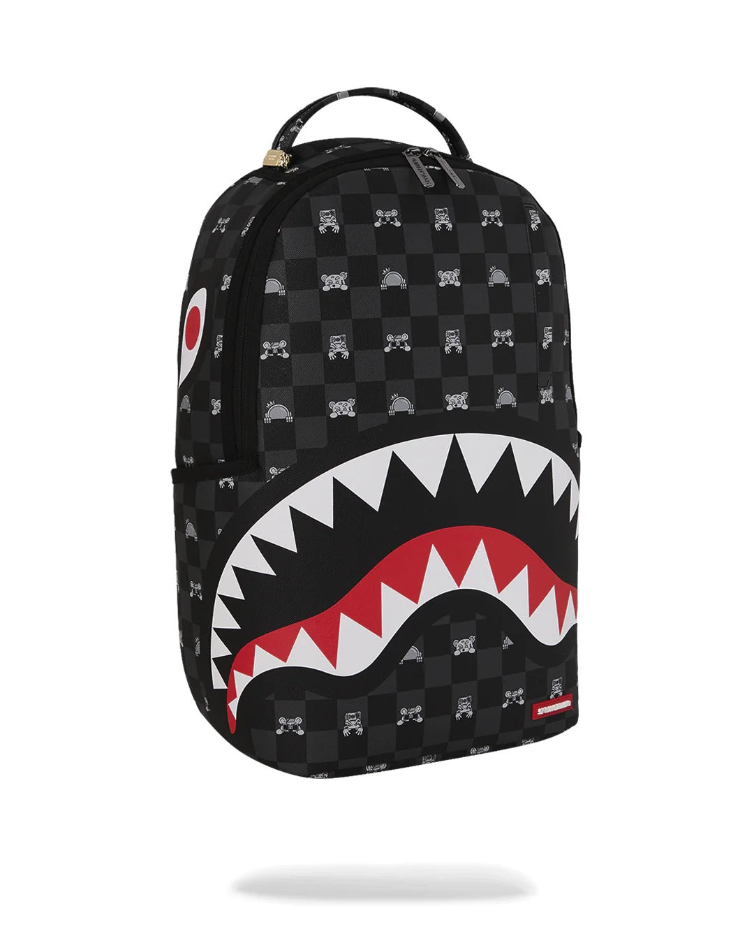Sprayground 910B8872NSZ zaino nero grigio Peeking Check PVC