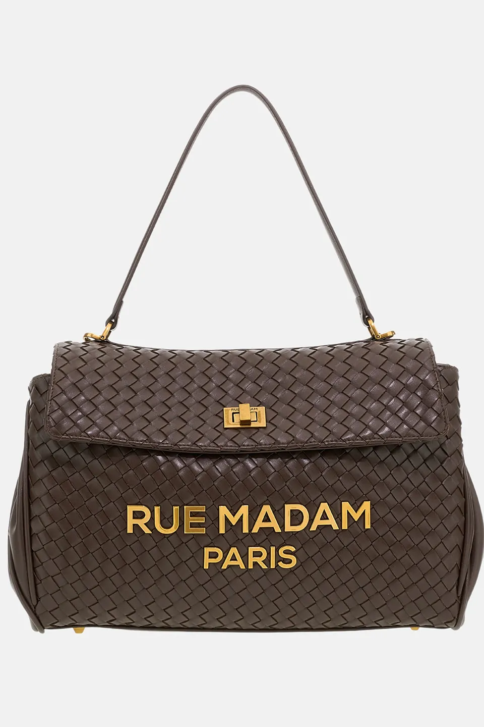 Rue Madam Les Jours XL 1608 Borsa Ecopelle Chocolate