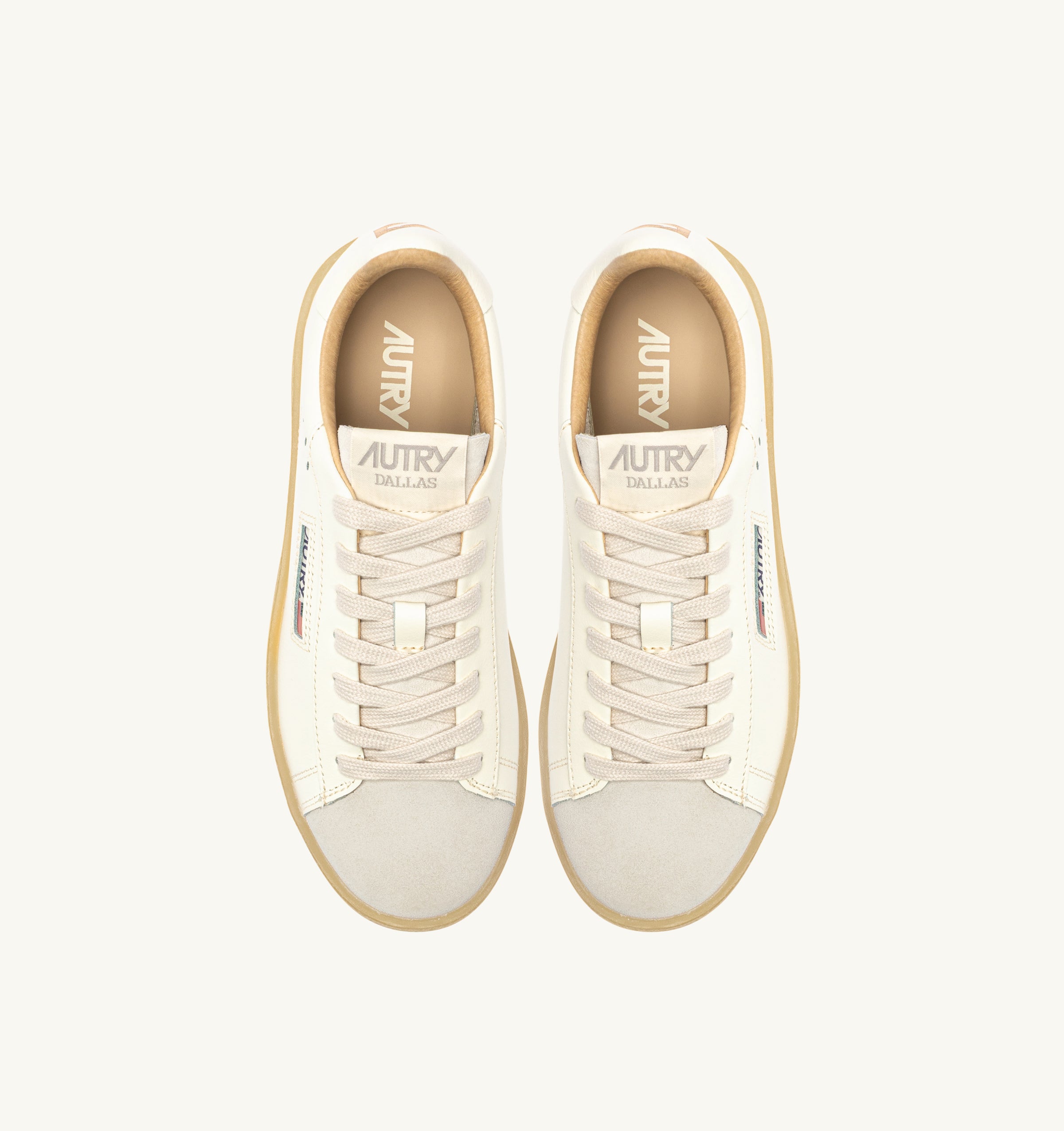 Autry Dallas Low ADLM-FD01 Sneakers White Marshmallow pelle