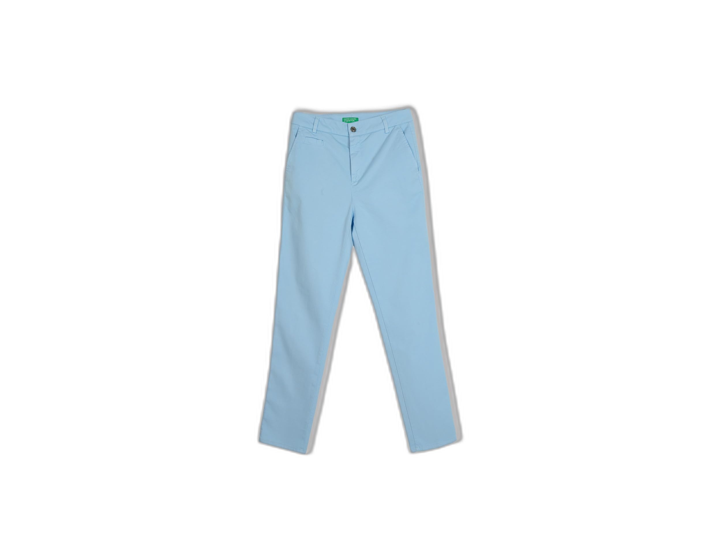 Benetton 4gd7df061 pantaloni donna avio 38 chino slim