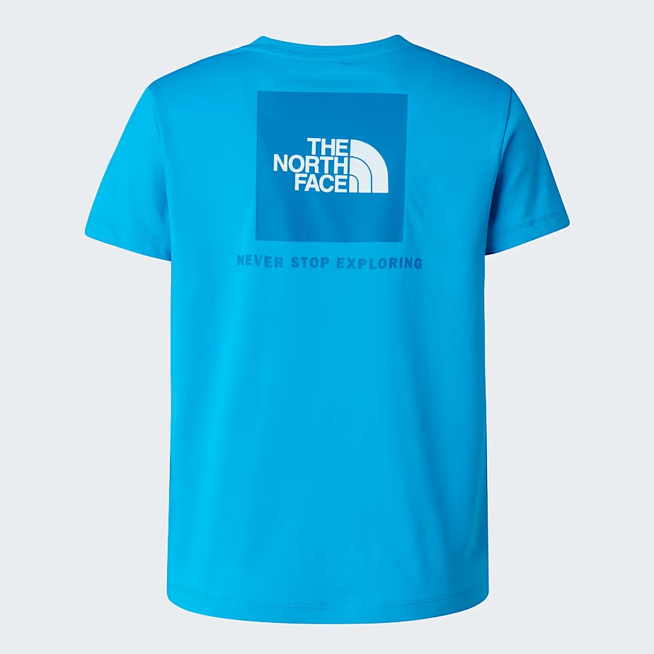 The North Face Box NSE NF0A8EFN t-shirt blu cotone