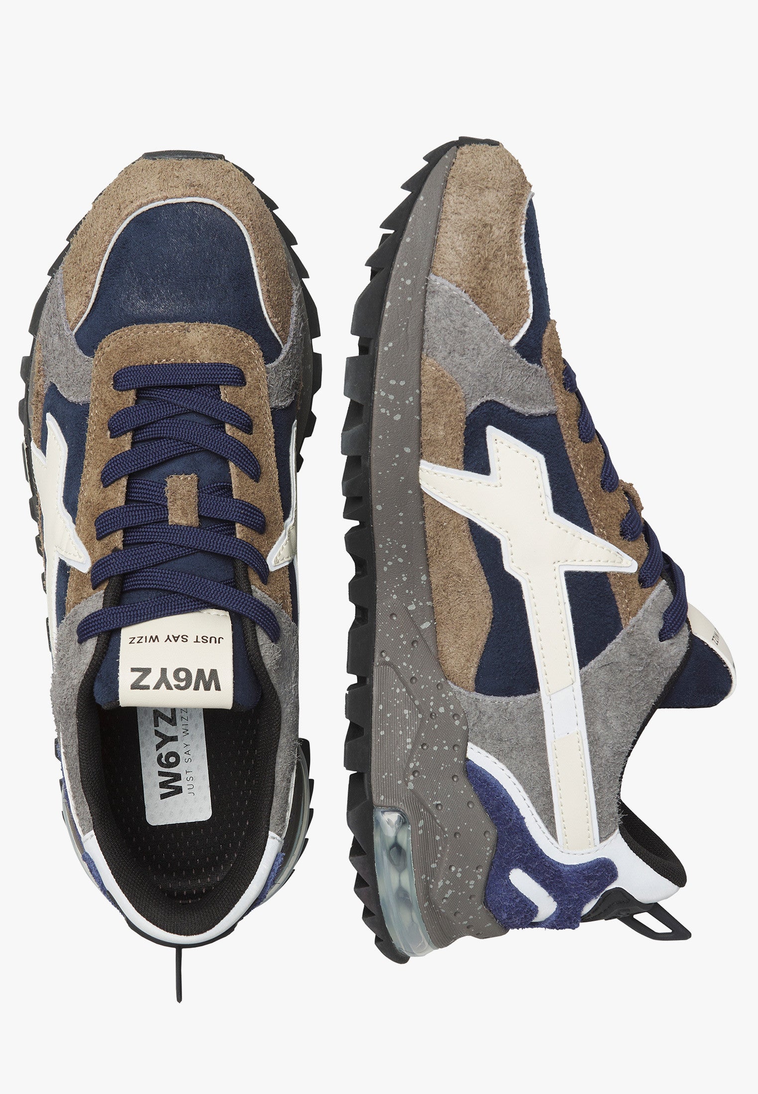 W6YZ Breeze 3-M 2018612 08 Sneaker Marrone Navy Uomo