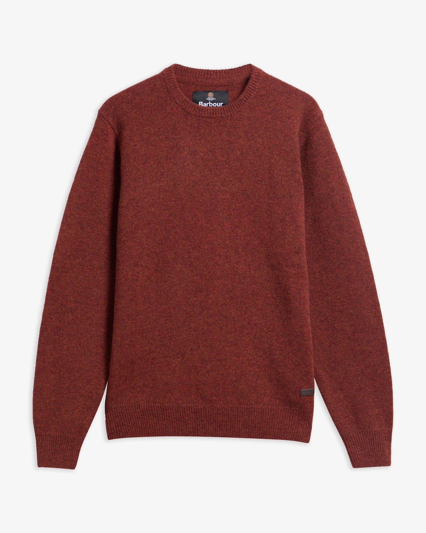 Barbour MKN0584 maglione uomo russet lana merino