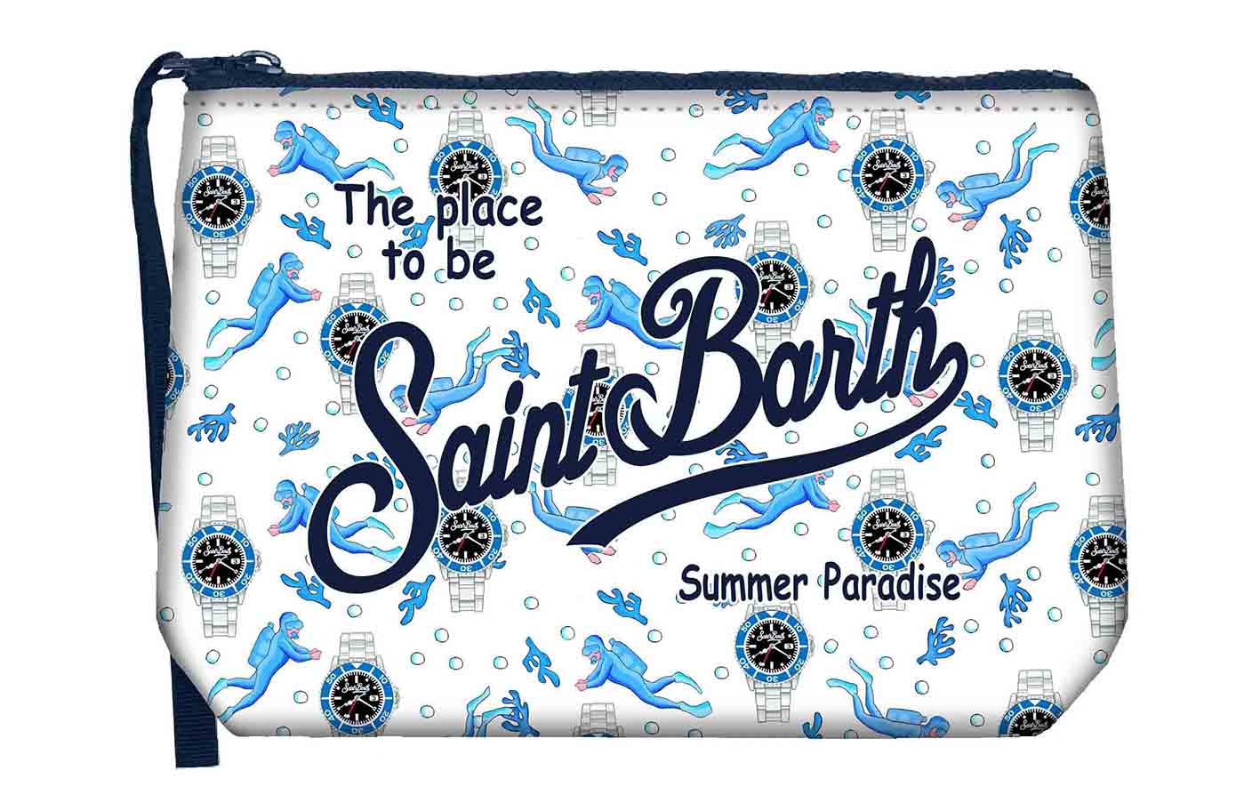 MC2 Saint Barth Aline 07715L pochette sub watch bianco