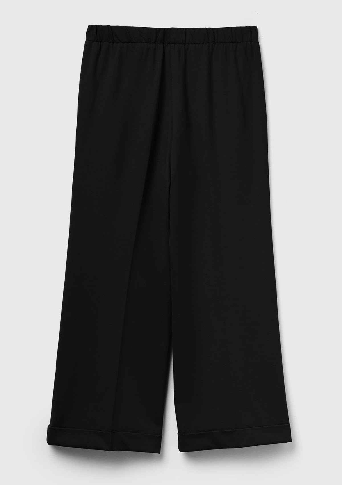 Benetton 47ckdf09y Pantalone Nero Gamba Dritta