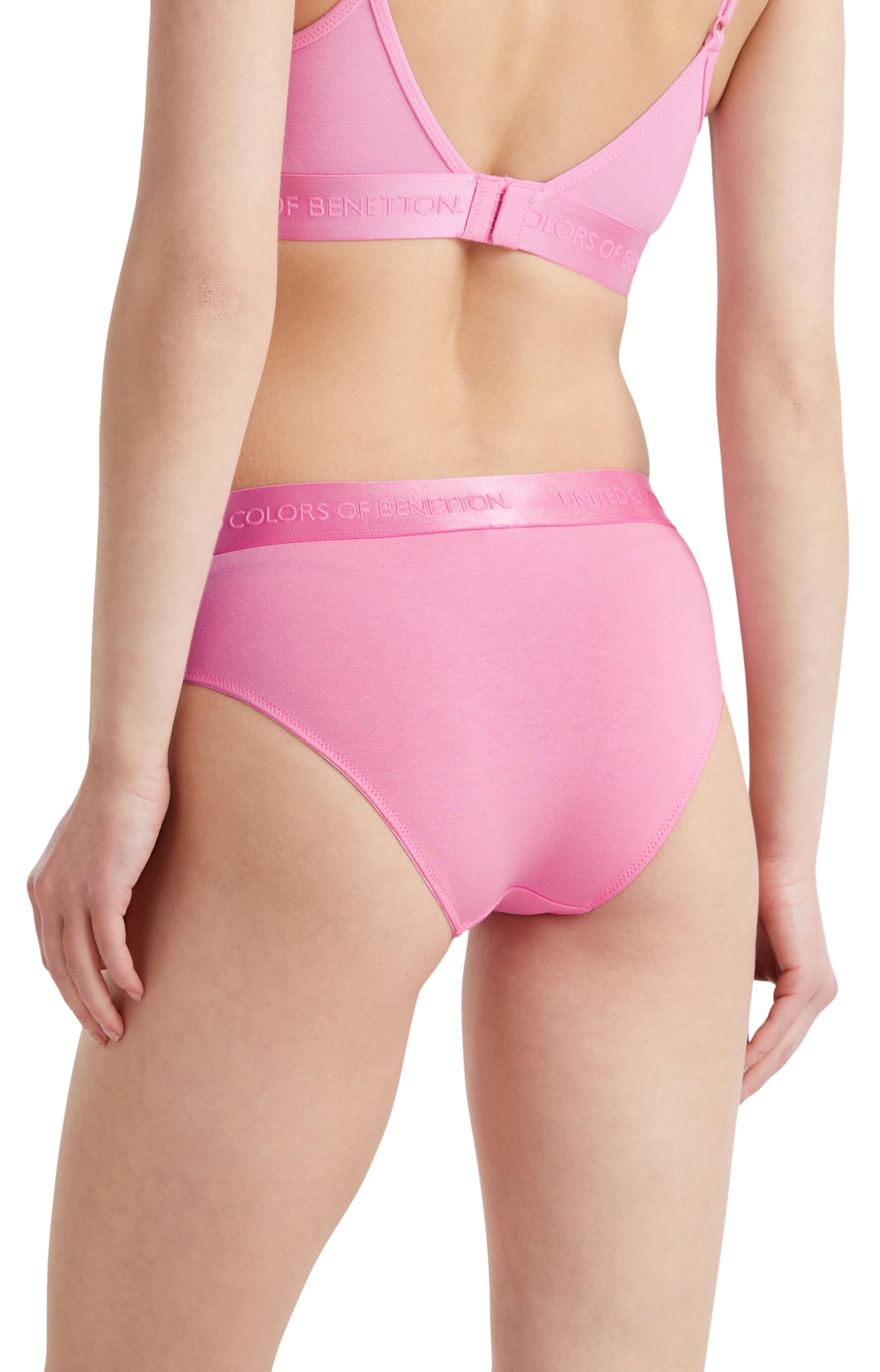Benetton Slip Fianco Alto Cotone Organico