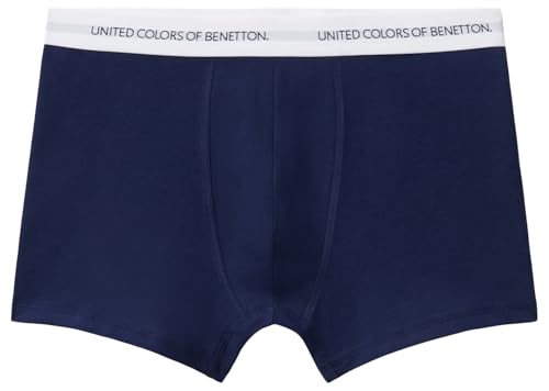 Benetton Boxer gamba 9 cm cotone organico jacquard