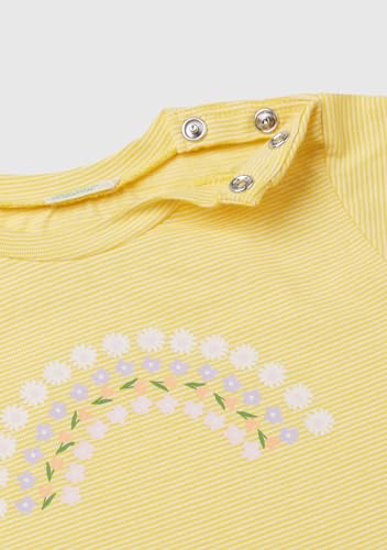 Benetton 3QFNA104E T-Shirt Bimba 74 Cotone con Stampa